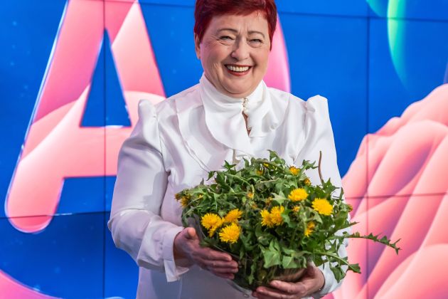 Vedno dobrovoljna Marija je v studio Aktuala prinesla