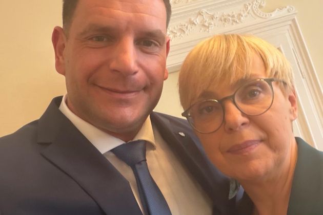 zoran stevanović, nataša pirc musar, kosilo