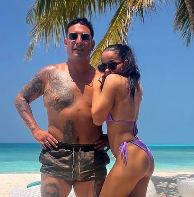 Darko Lazić z ženo Katarino