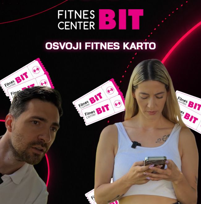 Osvoji fitnes karto Fitnes Centra BIT!