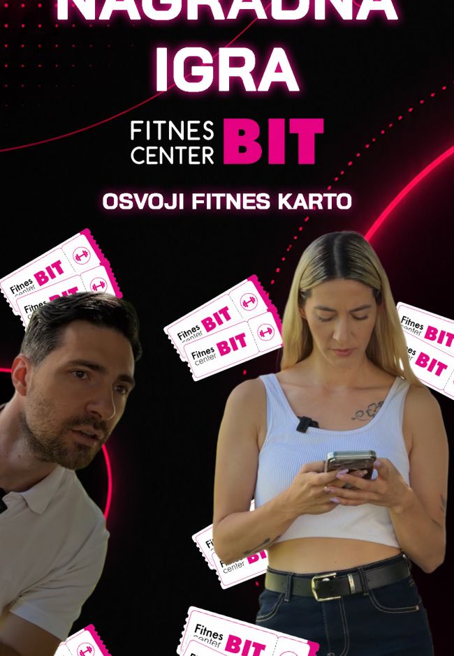 Osvoji fitnes karto Fitnes Centra BIT!