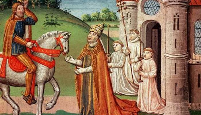Karel Veliki in papež Hadrijan I.