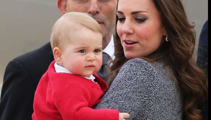 Princ George z mamo Kate 2