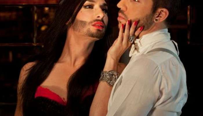 Conchita in njen fant