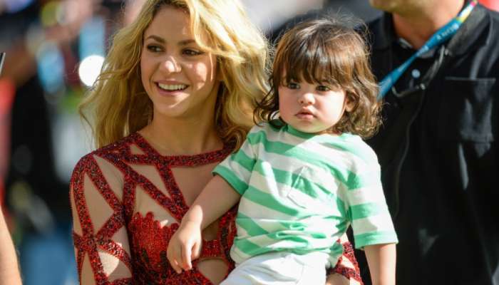 Shakira s sinom Milanom