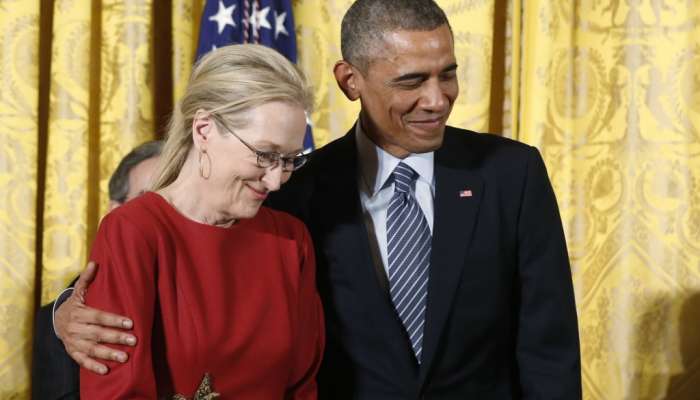 barack obama maryl streep