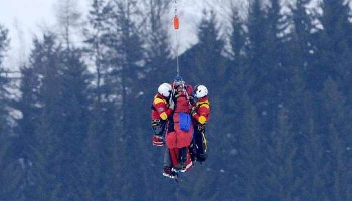 nesreča smučanje sneg poškodba helikopter reševanje tony