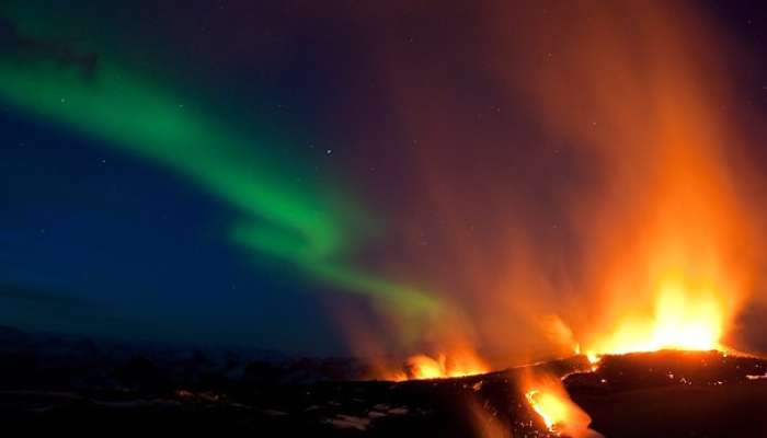 Bardarbunga, ognjenik, lava