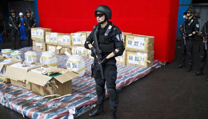 kitajska policija droge