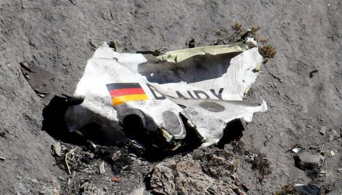 germanwings, ostanki, razbitina