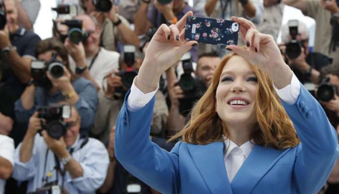 selfie, cannes, Lea Seydoux