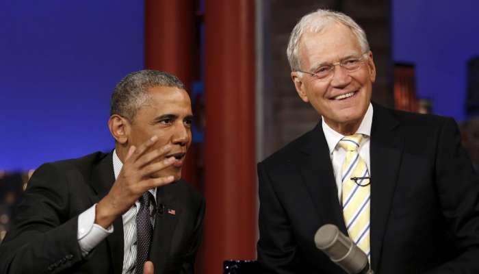 david letterman, barack obama