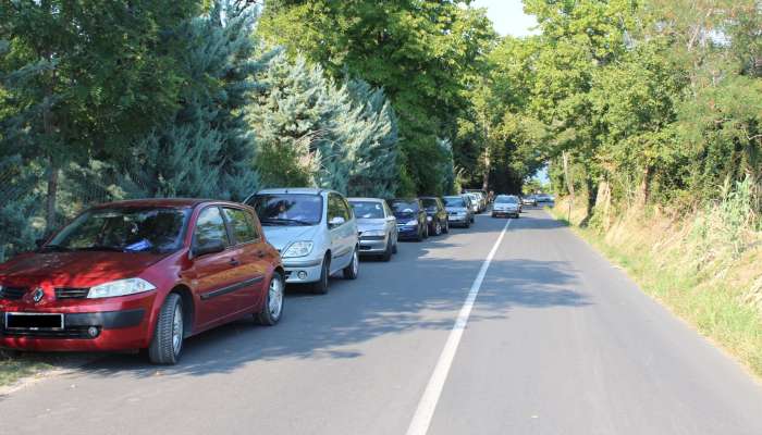 Debeli rtič, parkiranje