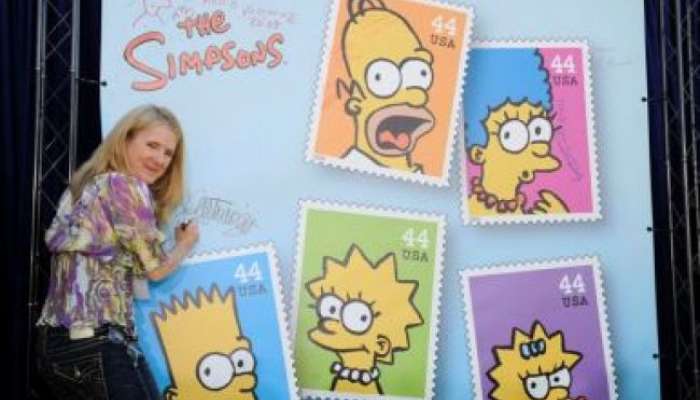 Simpsonovi na znamkah