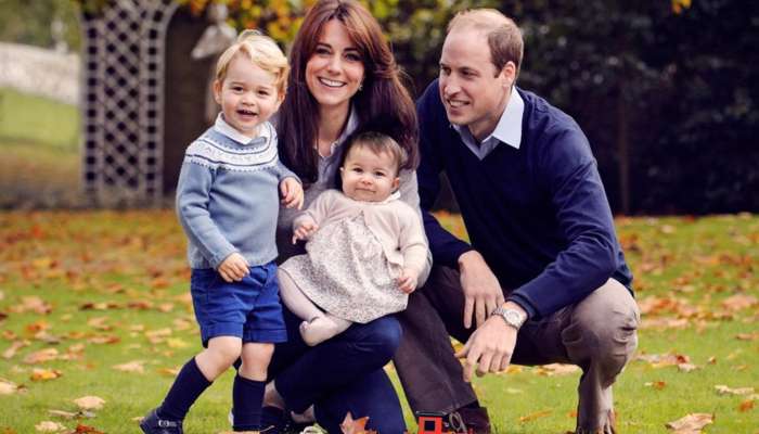 Princ William Kate George in Charlotte