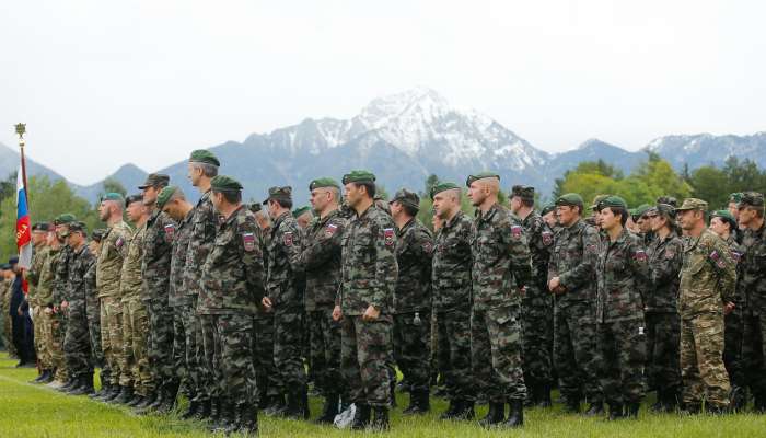 Slovenska vojska pred gorami