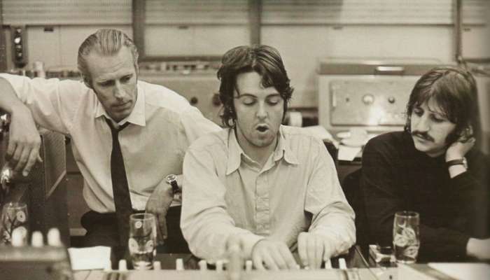 george martin the beatles ringo star paul mcartney