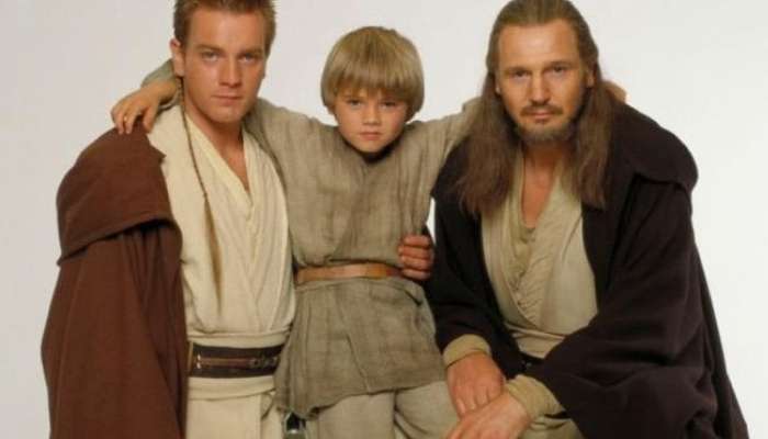 Ewan McGregor, Jake Lloyd, Liam Neeson