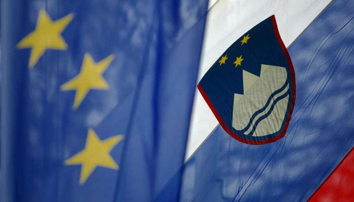 Slovenska zastava in Evropska unija