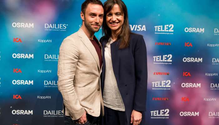 Måns Zelmerlöw in Petra Mede