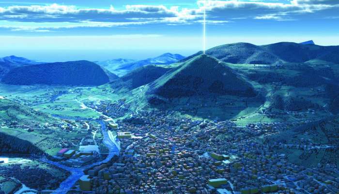 osmanagic_Bosnian Pyramid of the Sun EM beam