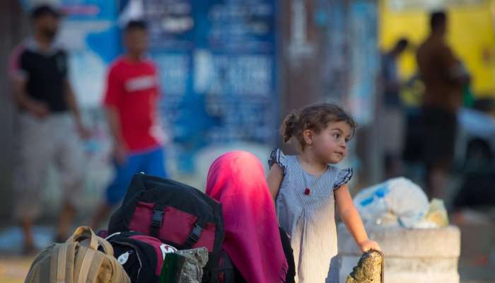 deklica otroci begunci migranti Beograd