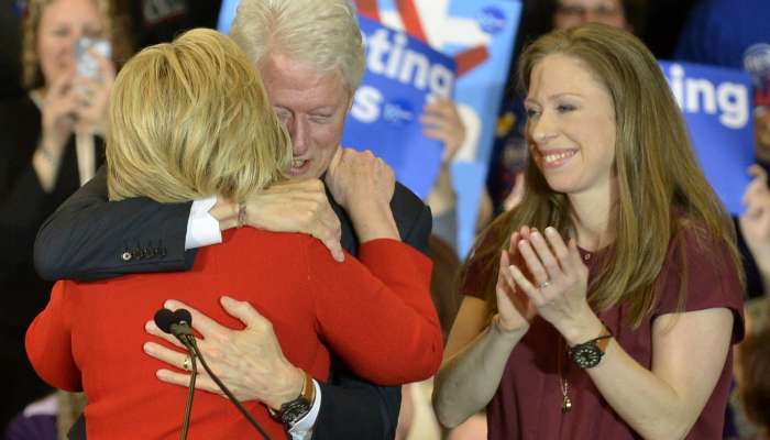 chelsea, hillary, bill clinton