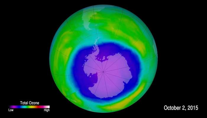 ozonska luknja nad Antarktiko