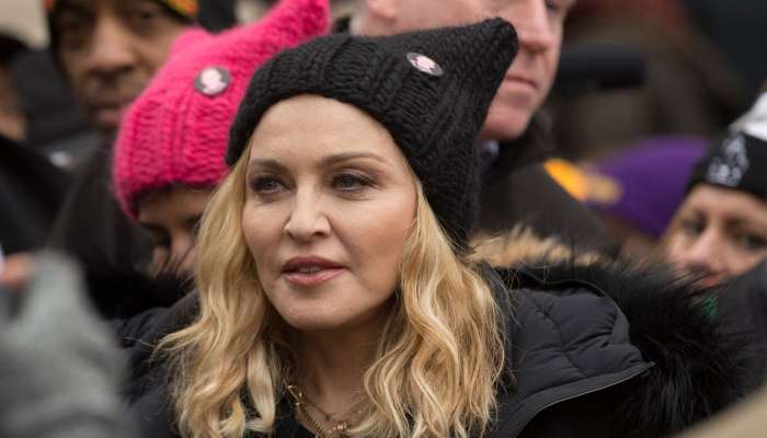 madonna protest trump washington