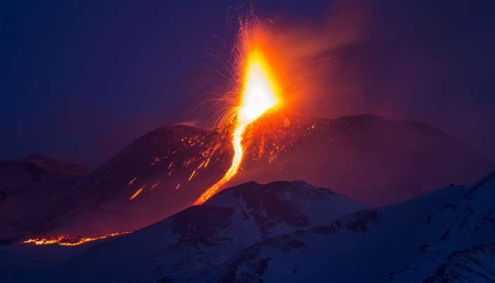 ognjenik vulkan etna