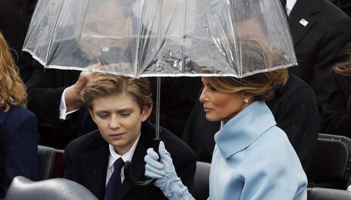 barron trump, melania trump