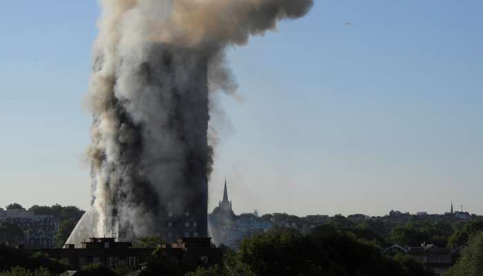 Grenfell Tower, stolpnica, london, pozar