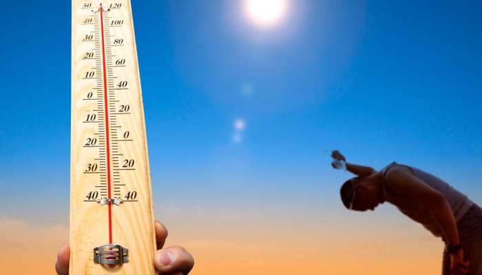 vročina, termometer, poletje, sonce, potenje