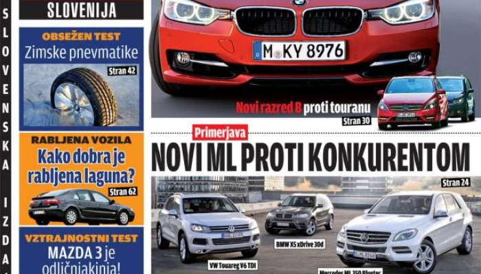 Izid nove številke revije Auto Bild Slovenija!