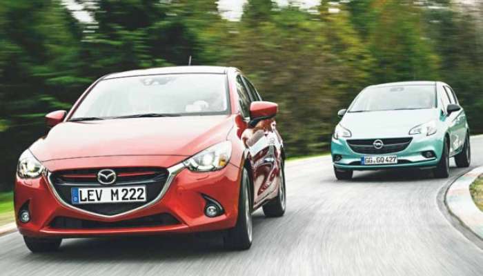 PREIZKUSILI SMO: Mazda2 in opel corsa