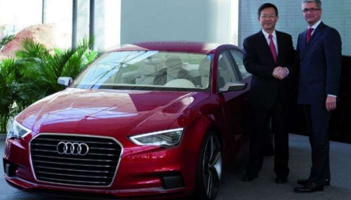 Audi bo gradil na Kitajskem