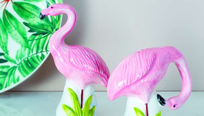 solinpoper Flamingo Salt & Pepper Shakers FOTO AUDENZA