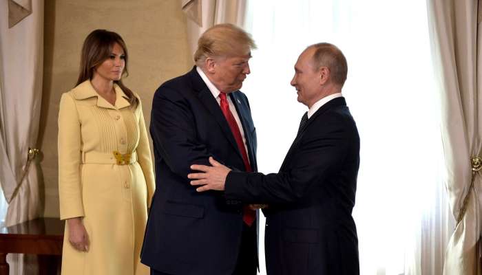 melania donald trump, vladimir putin