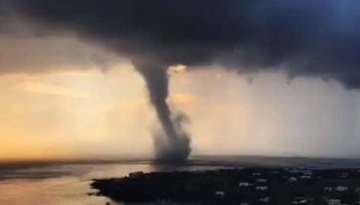 vodni tornado, vodna tromba, Pantelleria