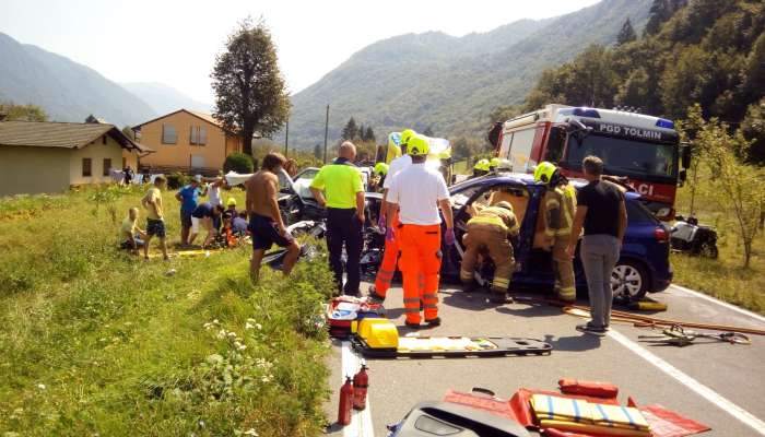 Prometna nesreča Tolmin 5. 8. 2018