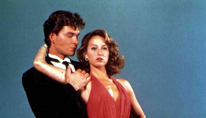 Patrick Swayze in Jennifer Grey