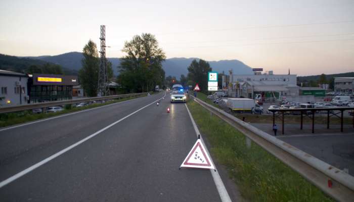 prometna nesreča, slovenska policija, kromberk