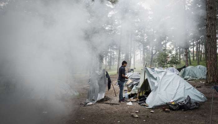 migranti, bosna, šotorišče