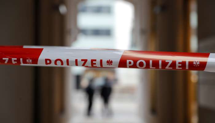 avstrijska policija, policijski trak, splošna, dunaj, streljanje