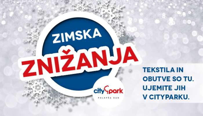 Citypark je v 2019 vstopil s tradicionalnimi zimskimi znižanji.