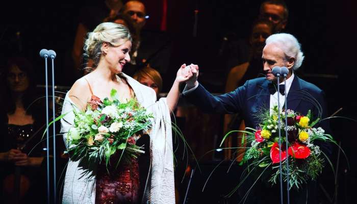 martina zadro 6 Martina with Jose Carreras at concert in Graz 2016