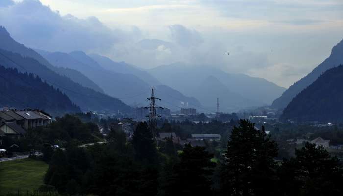 jesenice, panorama, mesto, pogled