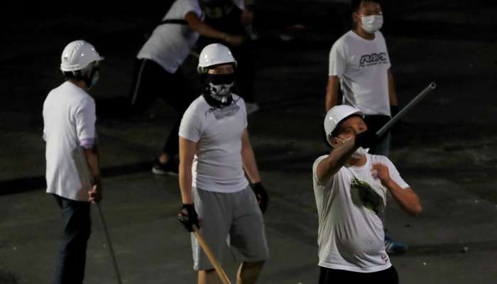 protest, hongkong, bele majice