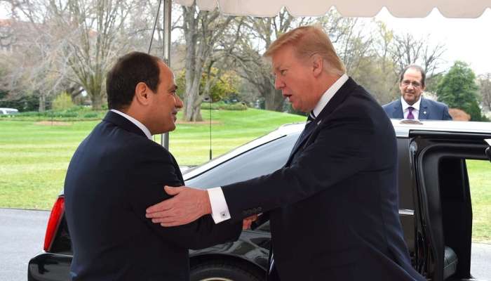 Donald Trump, Abdel Fatah al Sisi