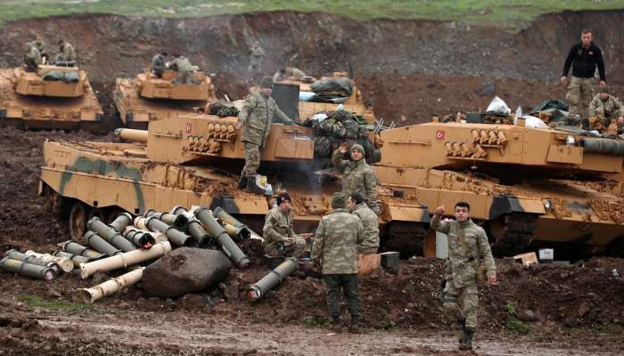 turška vojska, turčija, meja s sirijo